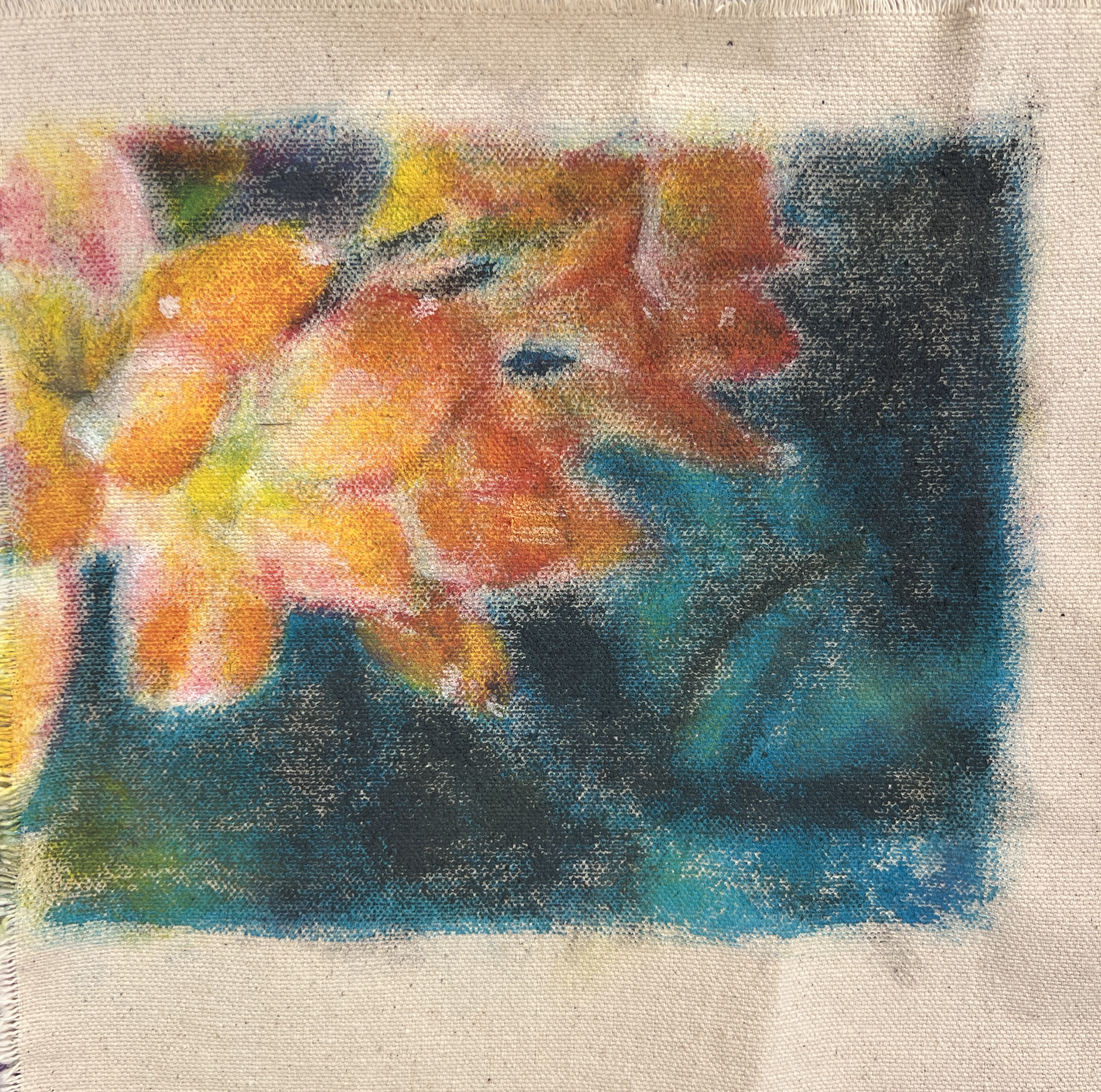 Flower Study in CMYK, 2024